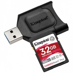 Флеш (Flash) карты Kingston Canvas React Plus SDR2/32GB 32 ГБ