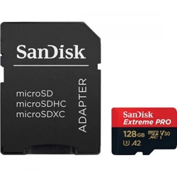 Флеш (Flash) карты SanDisk Extreme Pro UHS-I U3 V30 A2 + ADP SDSQXCD-128G-GN6MA 128 ГБ