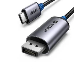 Кабель интерфейсный UGREEN CM556 USB-C to DP 8K Cable 1m 25157 USB Type C - Display порт