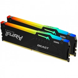 ОЗУ Kingston Fury Beast RGB KF560C36BBEAK2-16 DIMM, DDR5, 16 Гб (2 х 8 Гб), 6000 МГц