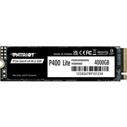 Жесткий диск Patriot SSD 4Tb Patriot P400 Lite (P400LP4KGM28H) SSD (твердотельные), 4 ТБ, M.2, PCIe