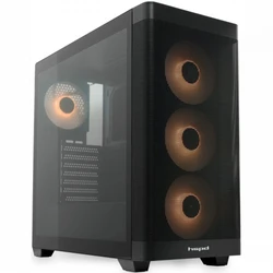 Корпус HSPD M740-TGBK-ARGB Black Игровые, Mid-Tower