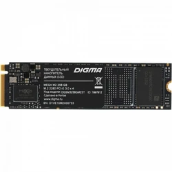 Внутренний накопитель Digma Mega M2 (DGSM3256GM23T) SSD (твердотельные), 256 ГБ, M.2, PCIe