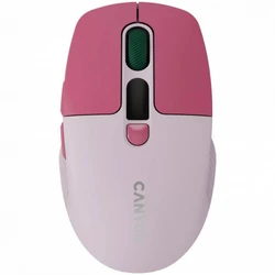 Мышь Canyon MW-26 LCD Silent Dual Mode Wireless Pink CNS-CMSW26P Бюджетные, Беспроводная