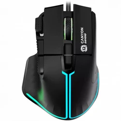 Мышь Canyon Fortnax GM-636 RGB 9buttons Wired Black CND-SGM636B Игровые, Проводная