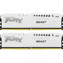 ОЗУ Kingston Beast White KF556C36BWEK2-64 DIMM, DDR5, 64 Гб (2 х 32 Гб), 5200 МГц