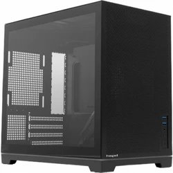 Корпус HSPD M211-TGBK Black Премиальные, Mini-Tower