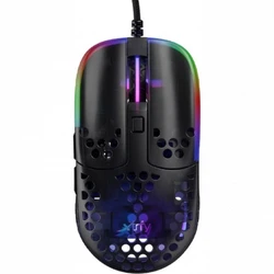 Мышь Xtrfy MZ1 RGB XG-MZ1-RGB-BLACK-TP Игровые, Проводная
