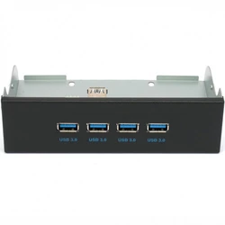 Аксессуар для ПК и Ноутбука Gembird Планка на переднюю панель 5,25" FP5.25-USB3-4A Планка