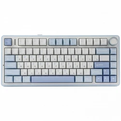 Клавиатура Aula F75 White+Blue+Purple Беспроводная, Bluetooth