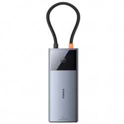 Док-станция Baseus Metal Gleam Series II 6-in-1 Grey B00061802813-00