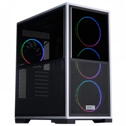 Корпус 1STPLAYER IF8 ARGB Black IF8-BK-4FO7-14 Mid-Tower