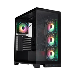 Корпус 1STPLAYER Mi8 Black Mi8-BK-3FC7R-1FC7 Mid-Tower