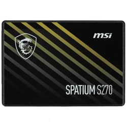Внутренний накопитель MSI SPATIUM S270 S78-440E350-P83 SSD (твердотельные), 480 ГБ, 2.5 дюйма, SATA