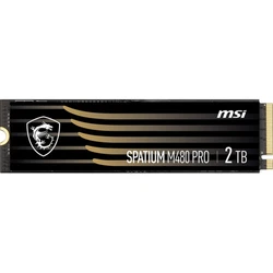 Внутренний накопитель MSI SPATIUM M480 PRO S78-440Q600-P83 SSD (твердотельные), 2 ТБ, M.2, PCIe