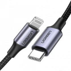 Кабель интерфейсный UGREEN US304 Lightning To Type-C 2.0 Male Cable 2M 70525 USB Type C - Lightning (8pin)