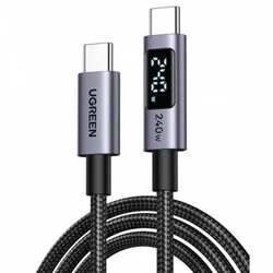 Кабель интерфейсный UGREEN L531 USB-C to USB-C PD Fast Charging Cable 240W Max 3m 65868 USB Type C - USB Type C