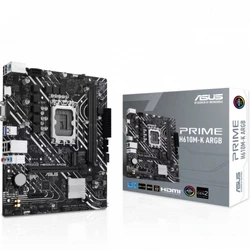 Материнская плата Asus PRIME H610M-K ARGB Micro-ATX, LGA 1700