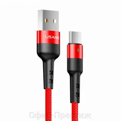 Кабель интерфейсный Usams SJ-313 SJ313TC02 USB Type A - USB Type C