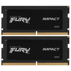 ОЗУ Kingston FURY Impact KF548S38IBK2-16 SO-DIMM, DDR5, 16 Гб (2 х 8 Гб), 4800 МГц