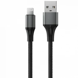 Кабель интерфейсный Accesstyle AL24-F200M Black USB Type C - Lightning (8pin)