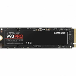 Внутренний накопитель Samsung 990 PRO NVME MZ-V9P1T0B/AM SSD (твердотельные), 1 ТБ, M.2, PCIe