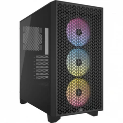 Корпус Corsair 3000D RGB Airflow Black CC-9011255-WW Игровые, Mid-Tower