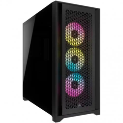 Корпус Corsair iCUE 5000D RGB Airflow Black CC-9011242-WW Игровые, Mid-Tower