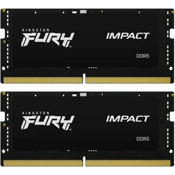 ОЗУ Kingston Fury Impact KF560S38IBK2-32 SO-DIMM, DDR5, 32 Гб (2 х 16 Гб), 6000 МГц