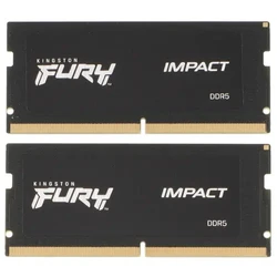 ОЗУ Kingston FURY Impact KF548S38IBK2-32 SO-DIMM, DDR5, 32 Гб (2 х 16 Гб), 4800 МГц