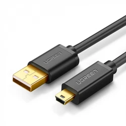 Кабель интерфейсный UGREEN КАБЕЛЬ UGREEN US132 MINI USB - USB TYPE A ДЛИНА 2М, M-M 10386 USB Type A - MiniUSB