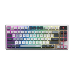 Клавиатура MSI FORGE GK600 TKL W SKY RU Беспроводная, Bluetooth