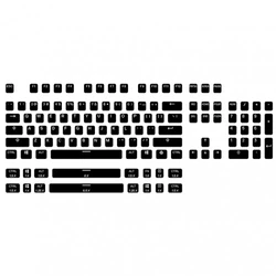 Аксессуар для ПК и Ноутбука SteelSeries PrismCAPS Black- US 60200 Кейкапы