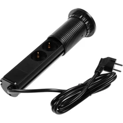 Распределитель питания Premier PX/BL-VRT-3R-2USB-BLK