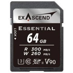 Флеш (Flash) карты Exascend Essential EX64GSDU2-S 64 ГБ