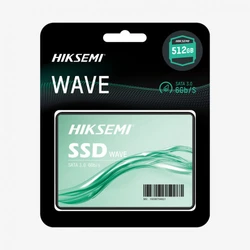Внутренний накопитель HIKSEMI HS-SSD-WAVE(S) 512G SSD (твердотельные), 512 ГБ, 2.5 дюйма, SATA