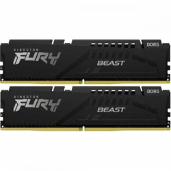 ОЗУ Kingston Fury Beast KF564C32BBEK2-64 DIMM, DDR5, 64 Гб (2 х 32 Гб), 6400 МГц