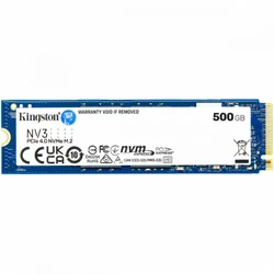 Внутренний жесткий диск Kingston NV3 SNV3S/500G (SSD (твердотельные), 500 ГБ, M.2, PCIe)