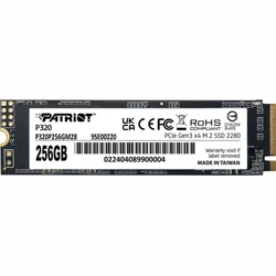 Внутренний накопитель Patriot P320P256GM28 SSD (твердотельные), 256 ГБ, M.2, PCIe