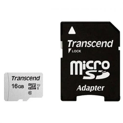 Флеш (Flash) карты Transcend MicroSD Class 10 U1 16GB TS16GUSD300S-A 16 ГБ