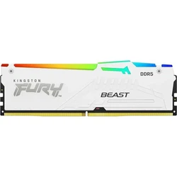 ОЗУ Kingston Fury Beast RGB White KF560C36BWE2A-16 DIMM, DDR5, 16 Гб, 6000 МГц