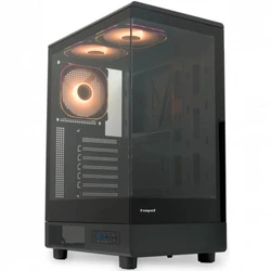 Корпус HSPD F510-TGBK-ARGB Black Игровые, Mid-Tower