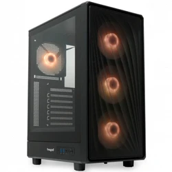 Корпус HSPD M510-TGBK-ARGB Игровые, Mid-Tower