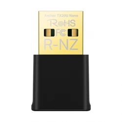 Сетевая карта TP-Link Сетевой адаптер беспроводной USB AX1800 Tp-Link Archer TX20U Nano Archer TX20U Nano(EU)