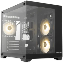 Корпус HSPD F330-TGBK-ARGB Mid-Tower