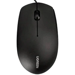 Мышь UGREEN MU007 Portable Wired Mouse Black 90789 Бюджетные, Проводная