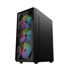 Корпус 1STPLAYER FD3 Black FD3-BK-1F5M-3F5S Игровые, Mid-Tower