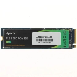 Внутренний накопитель Apacer AP256GAS2280Q4L-1 SSD (твердотельные), 256 ГБ, M.2, PCIe