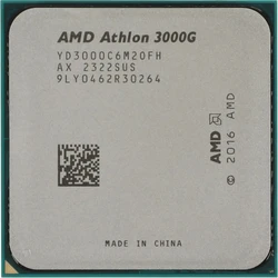 Процессор AMD Athlon 3000G YD3000C6M2OFH OEM (2, 3.5 ГГц, 4 МБ, OEM)