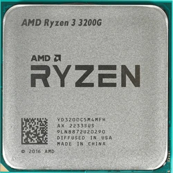 Процессор AMD Ryzen 3 3200G OEM YD3200C5M4MFH OEM (4, 3.6 ГГц, 4 МБ, OEM)